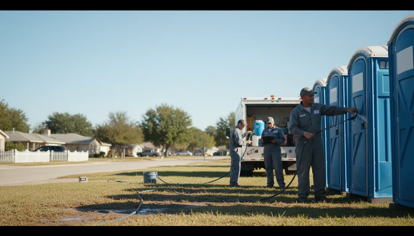 Long-Term Portable Toilet Rental in Gloster, LA near me